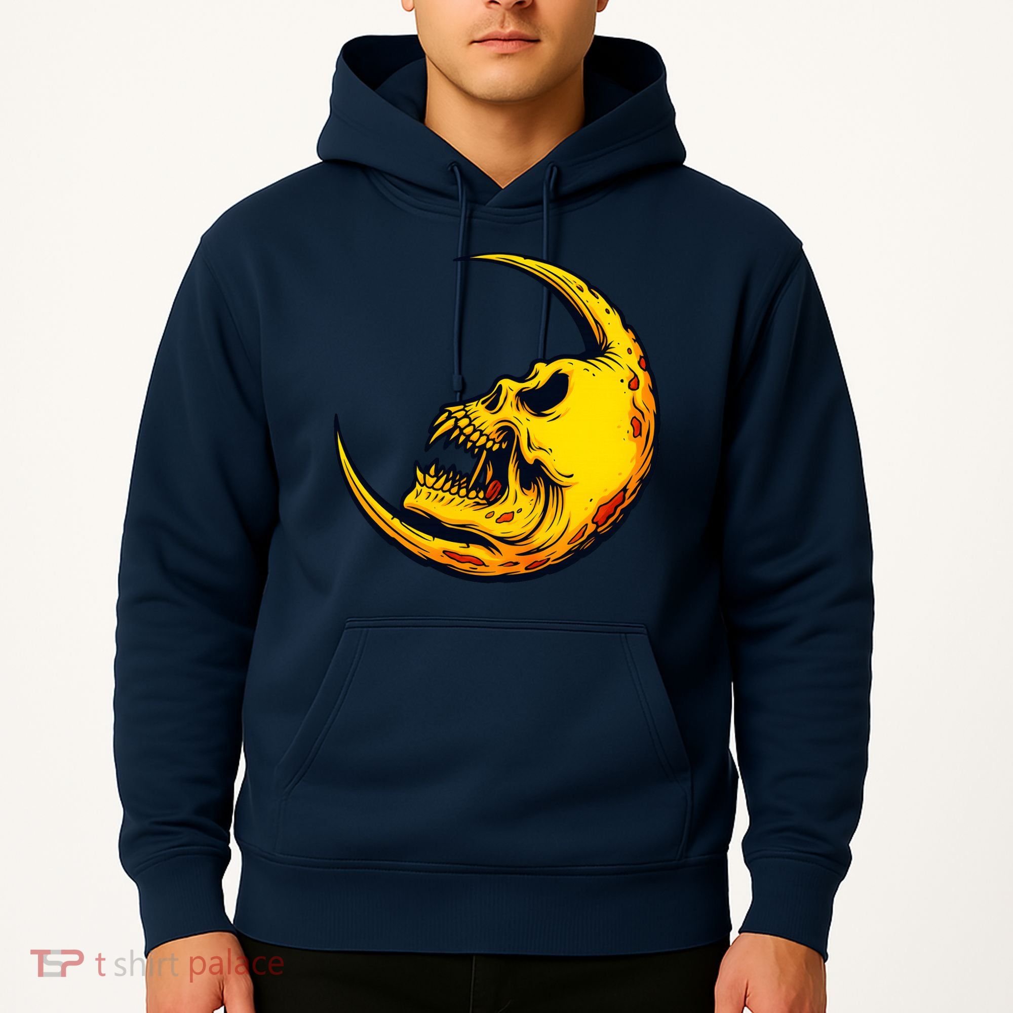 Sickle Moon Skull Hoodie