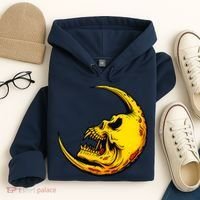 Sickle Moon Skull Hoodie thumb 4