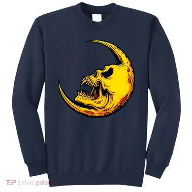 Sickle Moon Skull Sweatshirt