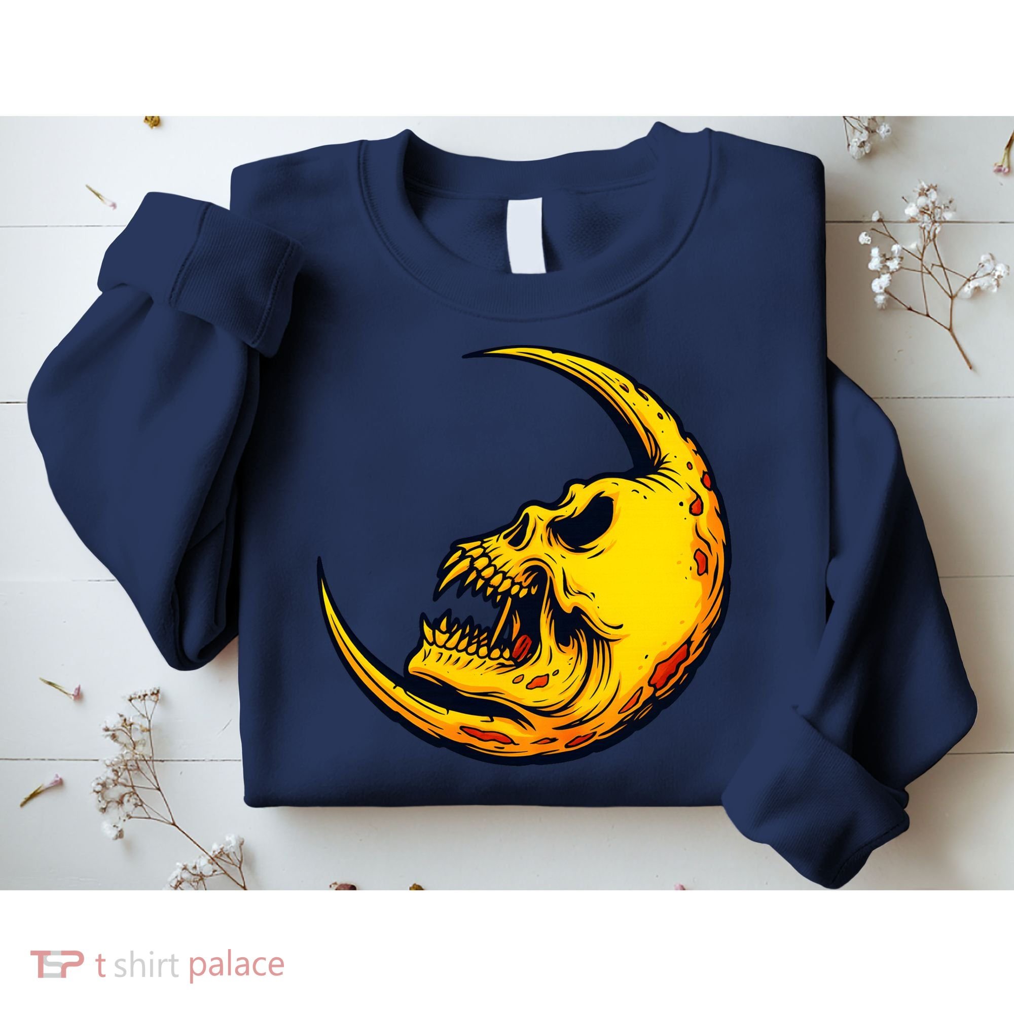 Sickle Moon Skull Sweatshirt