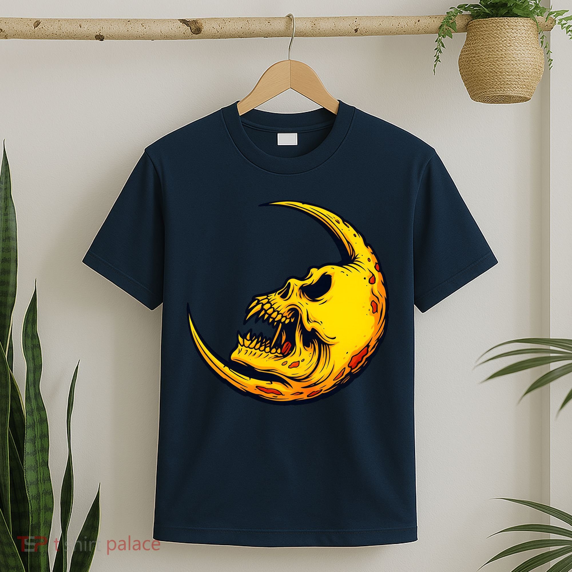 Sickle Moon Skull T-Shirt