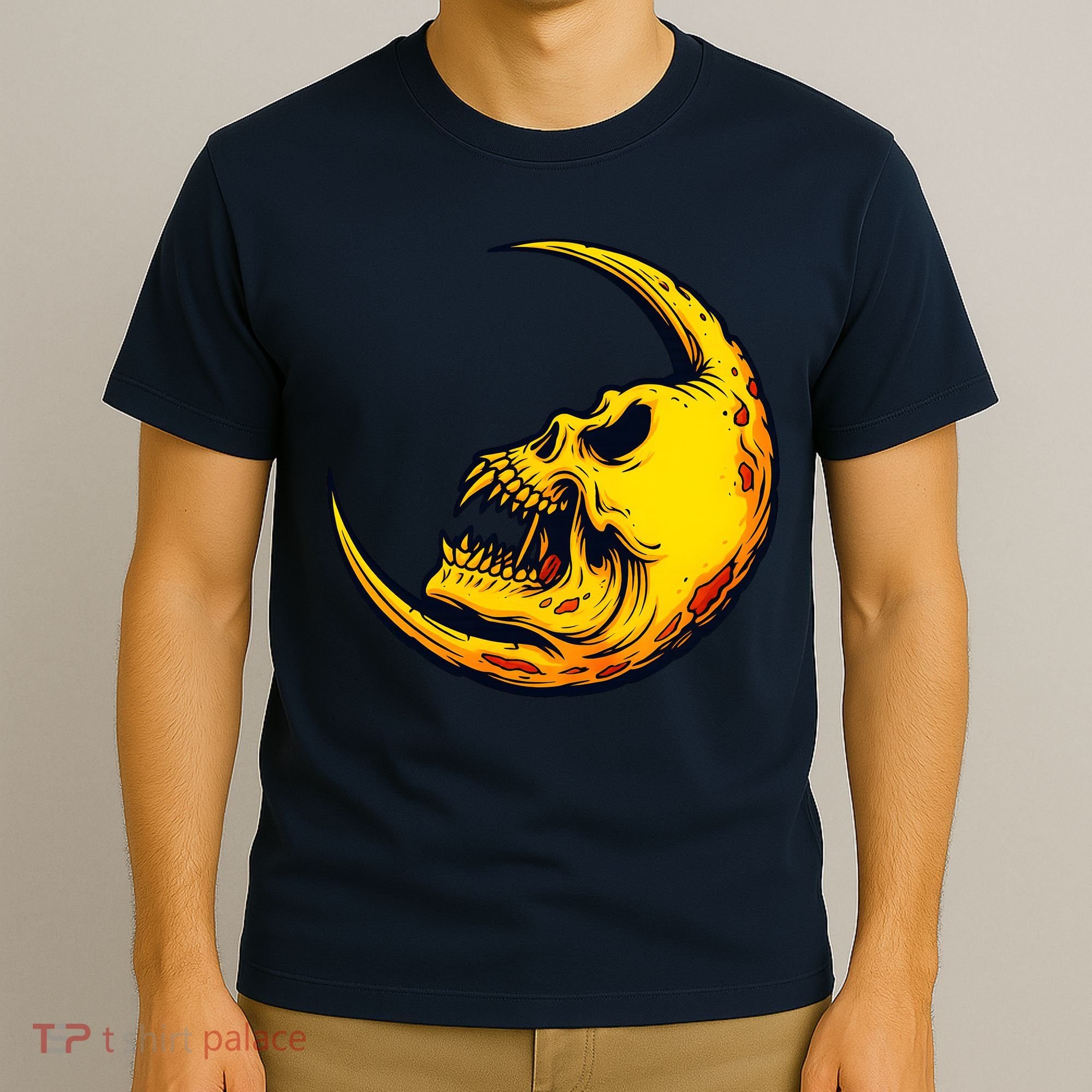 Sickle Moon Skull T-Shirt