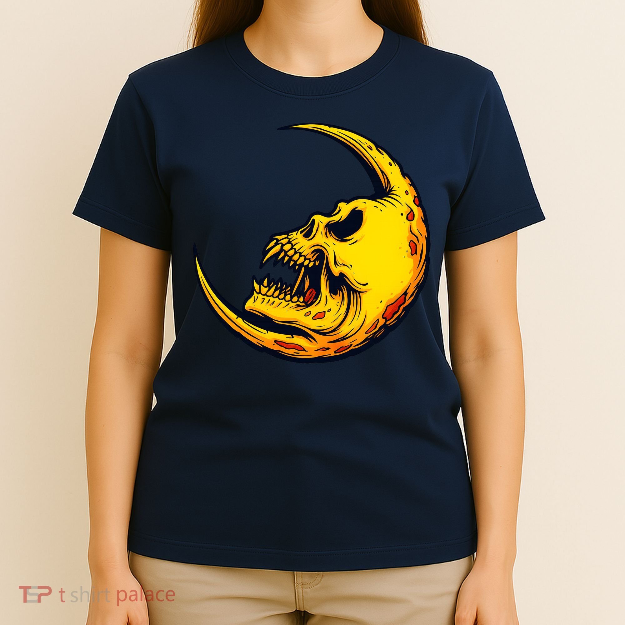 Sickle Moon Skull T-Shirt