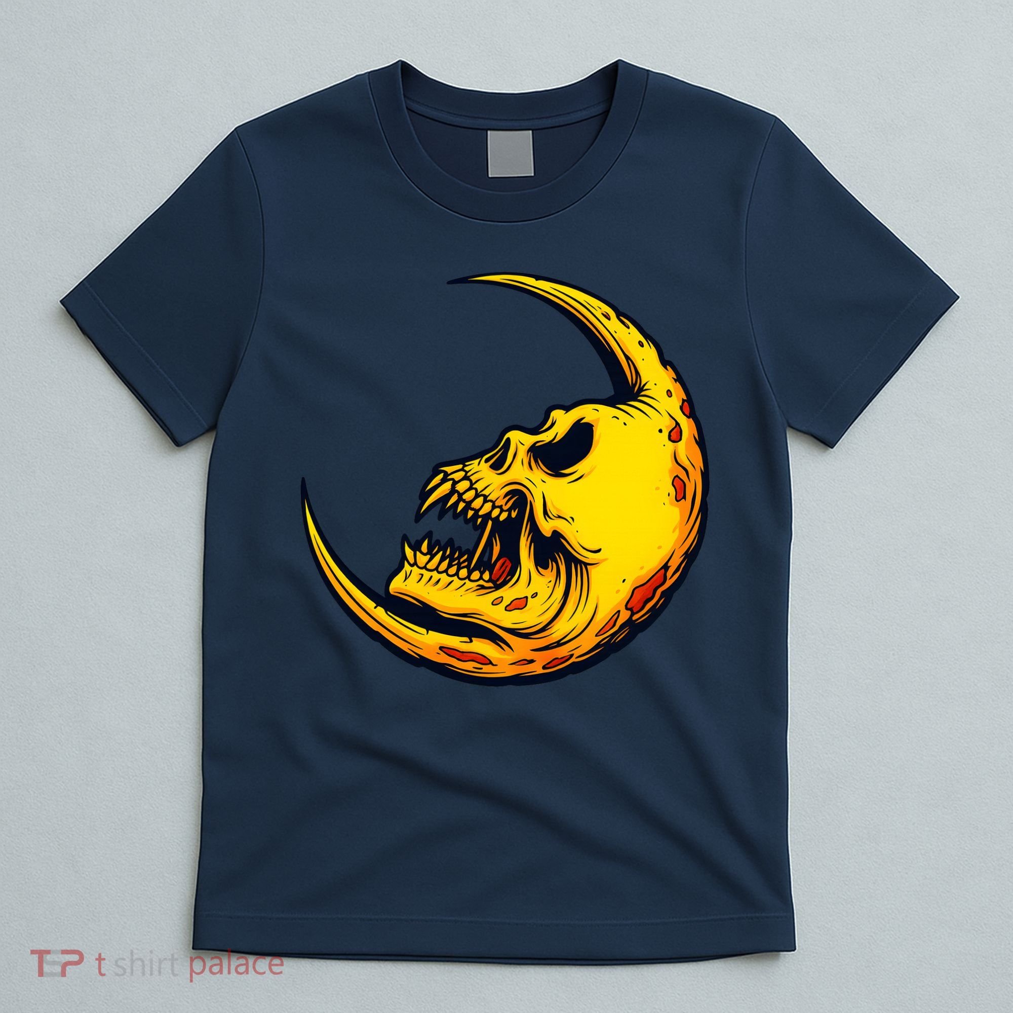 Sickle Moon Skull T-Shirt