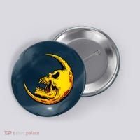 Sickle Moon Skull Button thumb 0