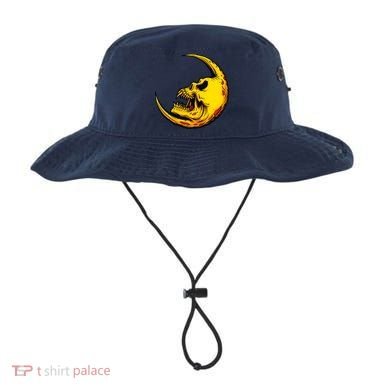 Sickle Moon Skull Bucket Hat