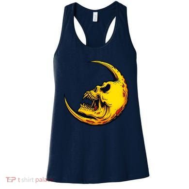 Sickle Moon Skull Women's Tank Top