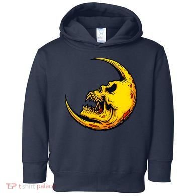 Sickle Moon Skull Toddler Hoodie