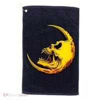 Sickle Moon Skull Golf Towel thumb 0