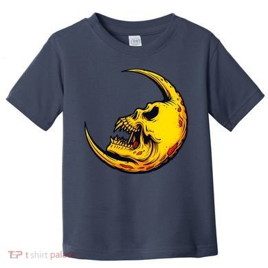 Sickle Moon Skull Toddler T-Shirt