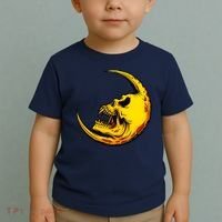 Sickle Moon Skull Toddler T-Shirt thumb 2