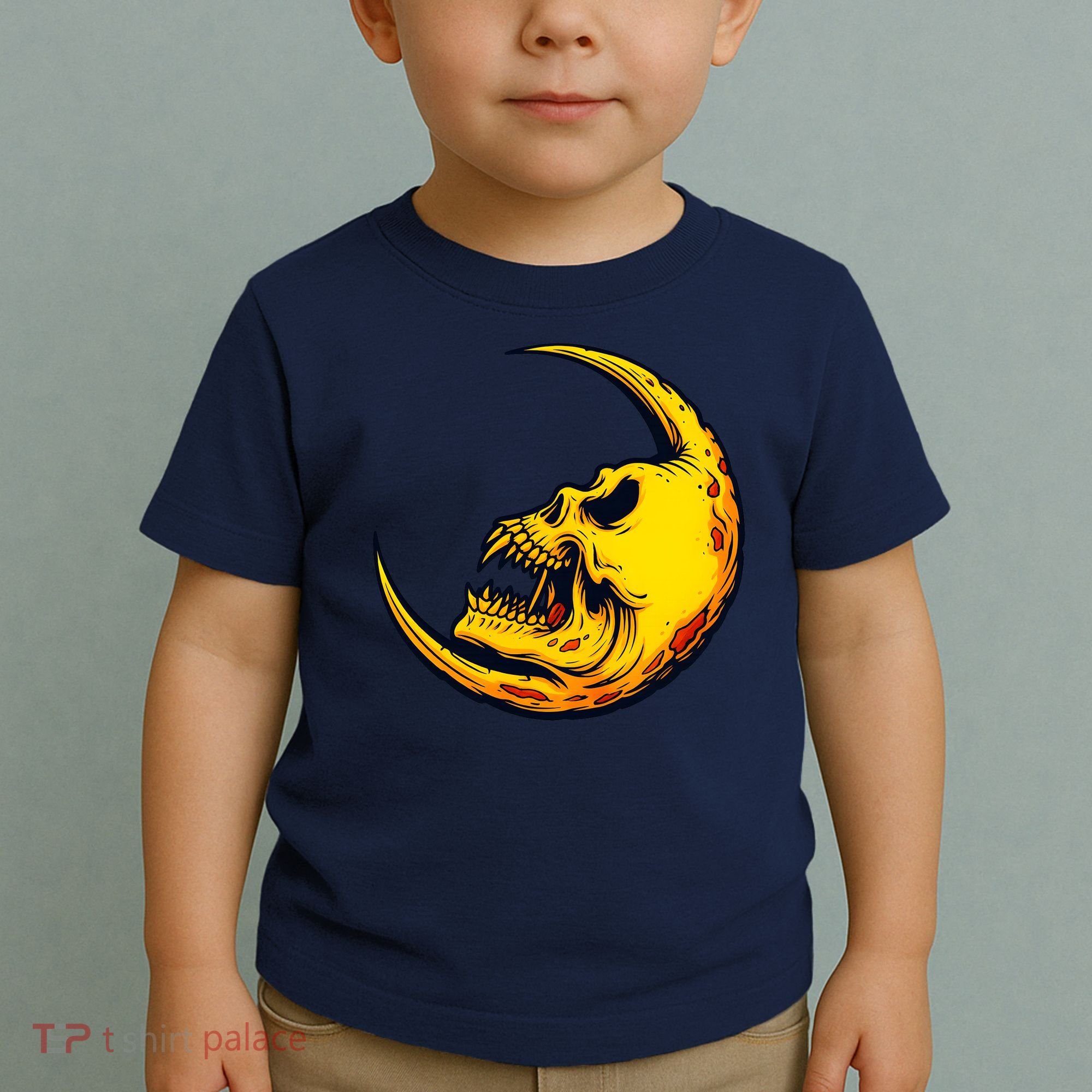 Sickle Moon Skull Toddler T-Shirt