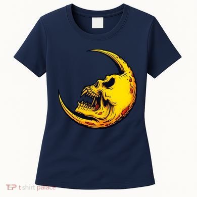 Sickle Moon Skull Women's T-Shirt