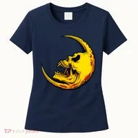 Sickle Moon Skull Women's T-Shirt thumb 0