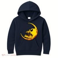 Sickle Moon Skull Kids Hoodie thumb 0
