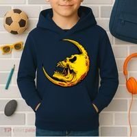 Sickle Moon Skull Kids Hoodie thumb 2
