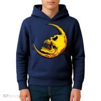 Sickle Moon Skull Kids Hoodie thumb 4