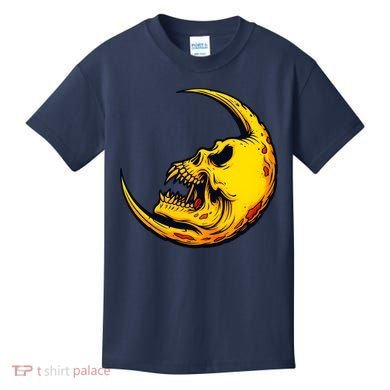 Sickle Moon Skull Kids T-Shirt