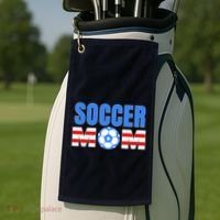 Soccer Mom Golf Towel thumb 2