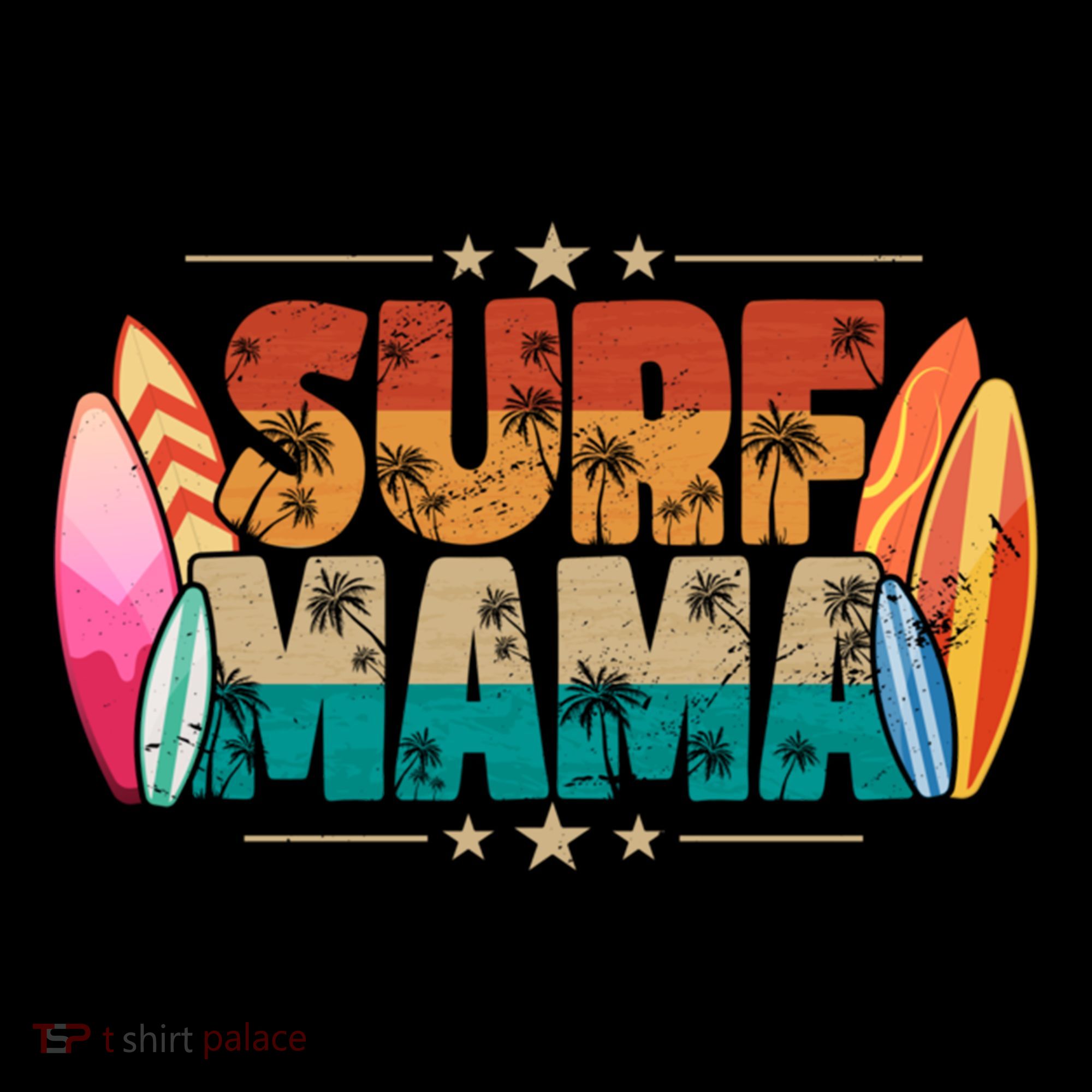 Surf Mama Surfer Mommy Mom Summer Beach Vibes Surfing Funny Gift Coffee Mug