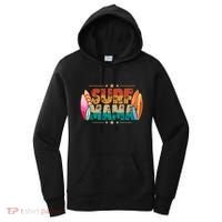 Surf Mama Surfer Mommy Mom Summer Beach Vibes Surfing Funny Gift Women's Hoodie thumb 0