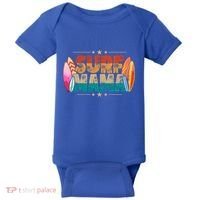 Surf Mama Surfer Mommy Mom Summer Beach Vibes Surfing Funny Gift Baby Bodysuit thumb 0