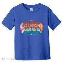 Surf Mama Surfer Mommy Mom Summer Beach Vibes Surfing Funny Gift Toddler T-Shirt thumb 0