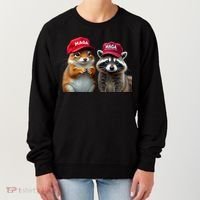 Social Media Star Peanut The Squirrel & Fred The Raccoon Women's Sweatshirt thumb 0