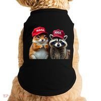 Social Media Star Peanut The Squirrel & Fred The Raccoon Doggie Tank thumb 0