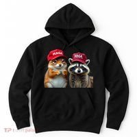 Social Media Star Peanut The Squirrel & Fred The Raccoon Hoodie thumb 0