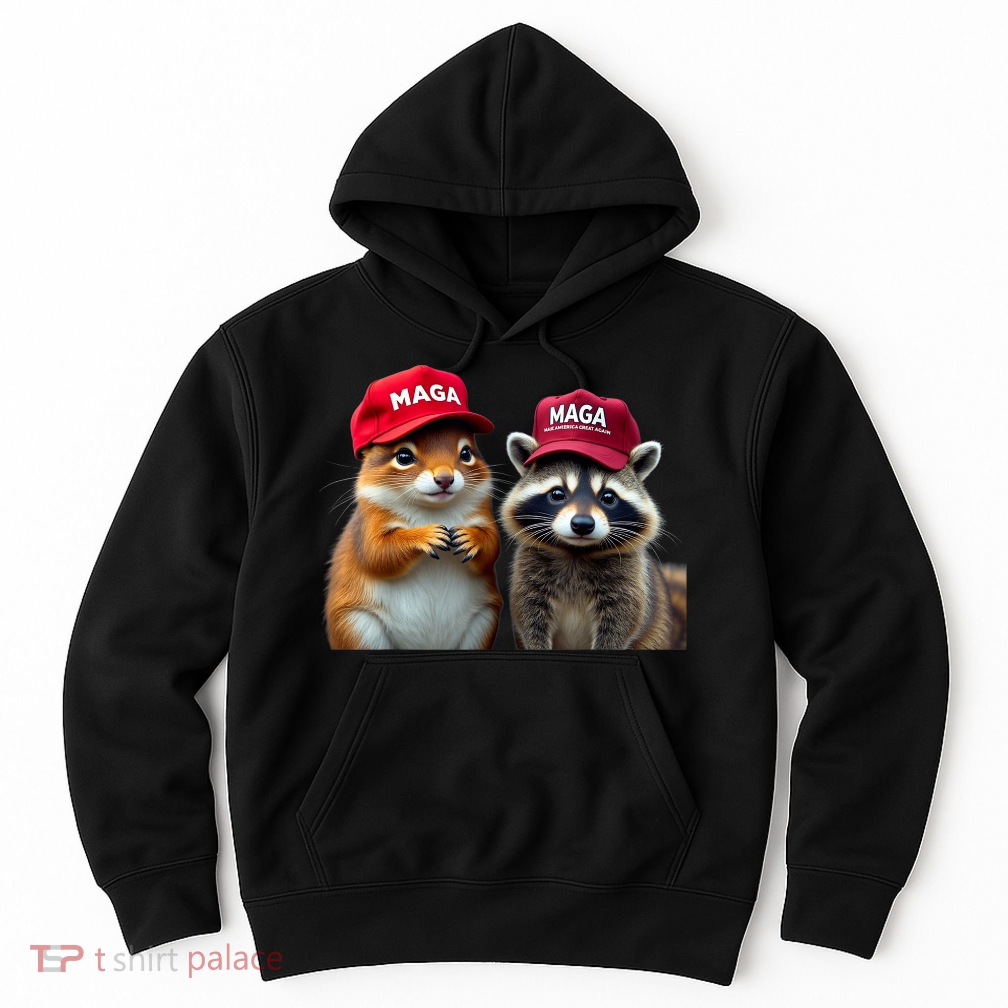 Social Media Star Peanut The Squirrel & Fred The Raccoon Hoodie