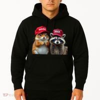 Social Media Star Peanut The Squirrel & Fred The Raccoon Hoodie thumb 2