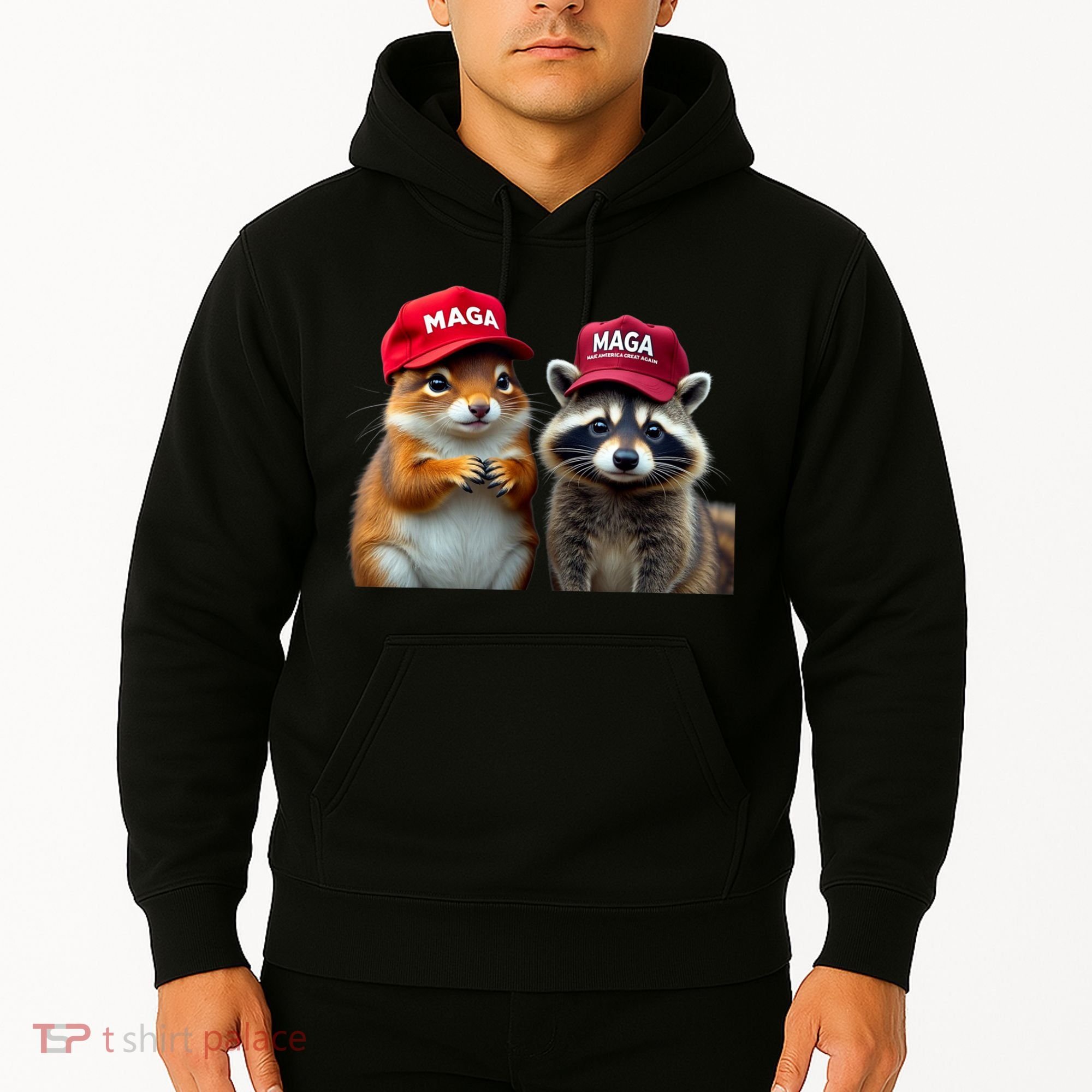 Social Media Star Peanut The Squirrel & Fred The Raccoon Hoodie