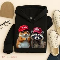 Social Media Star Peanut The Squirrel & Fred The Raccoon Hoodie thumb 4
