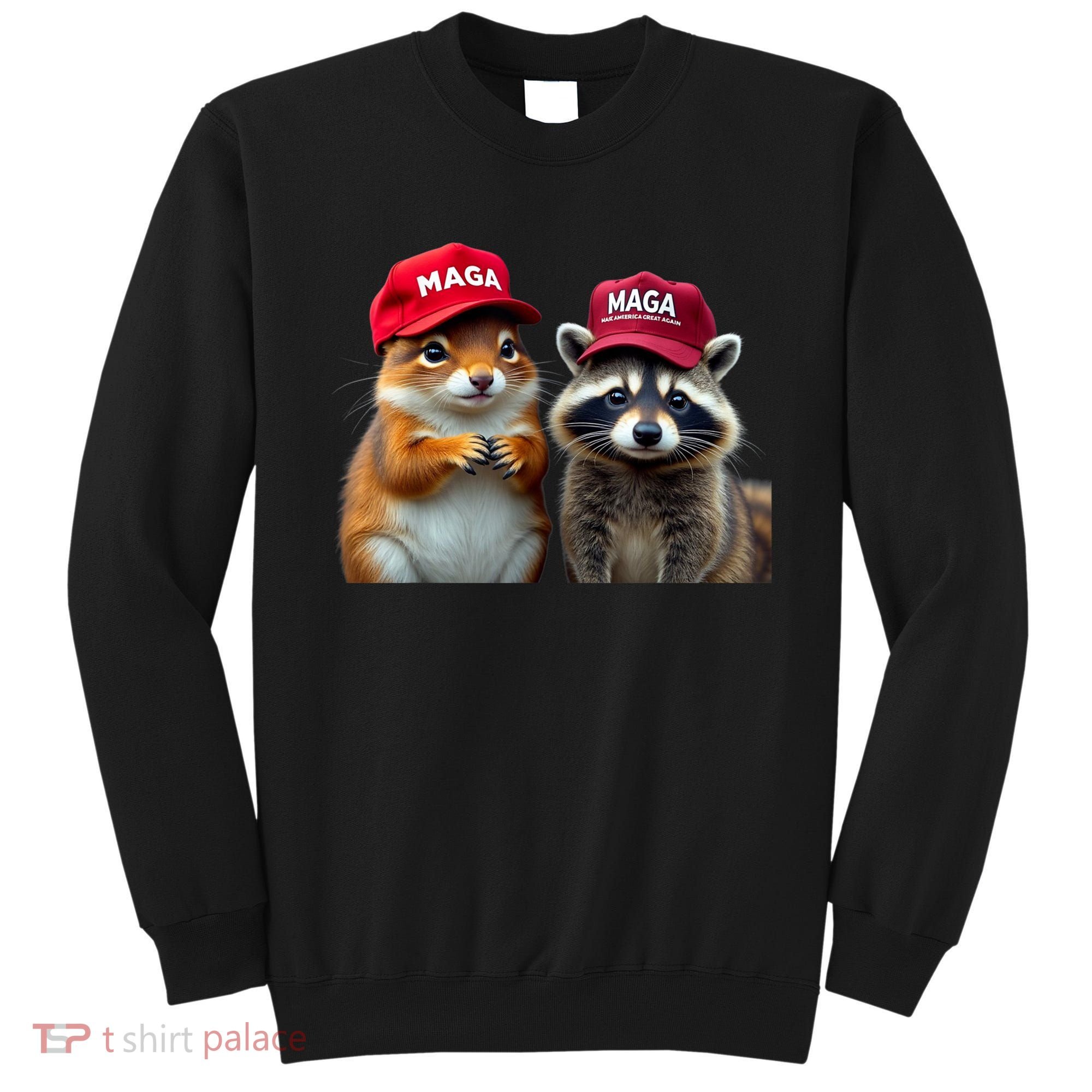 Social Media Star Peanut The Squirrel & Fred The Raccoon Sweatshirt