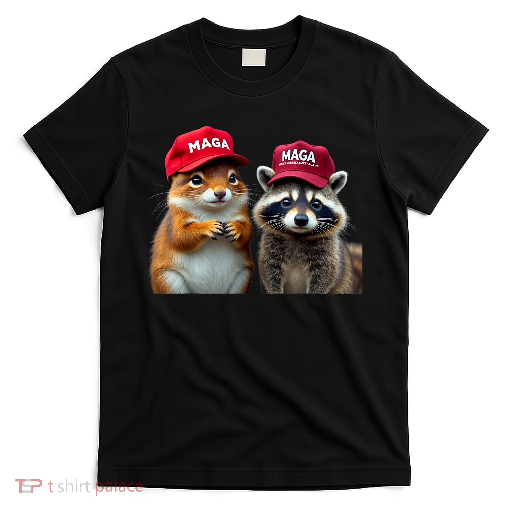 Social Media Star Peanut The Squirrel & Fred The Raccoon T-Shirt