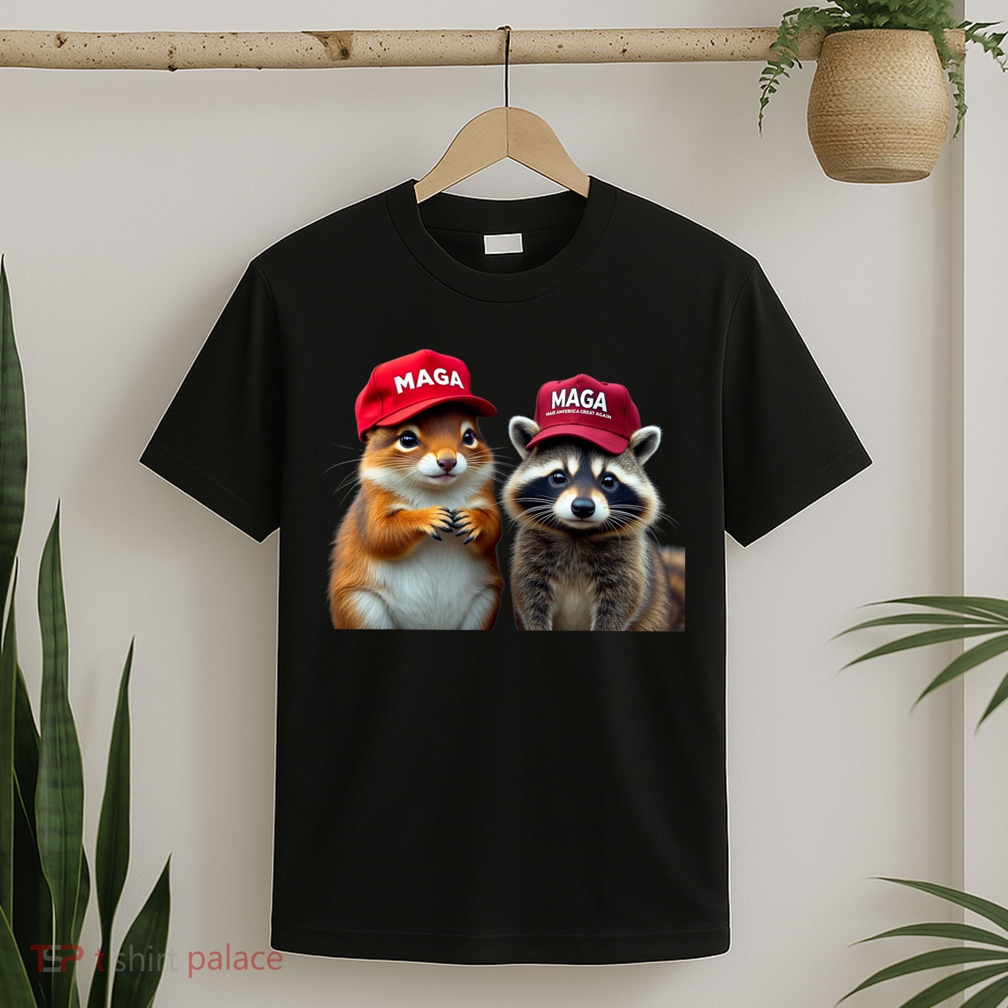 Social Media Star Peanut The Squirrel & Fred The Raccoon T-Shirt