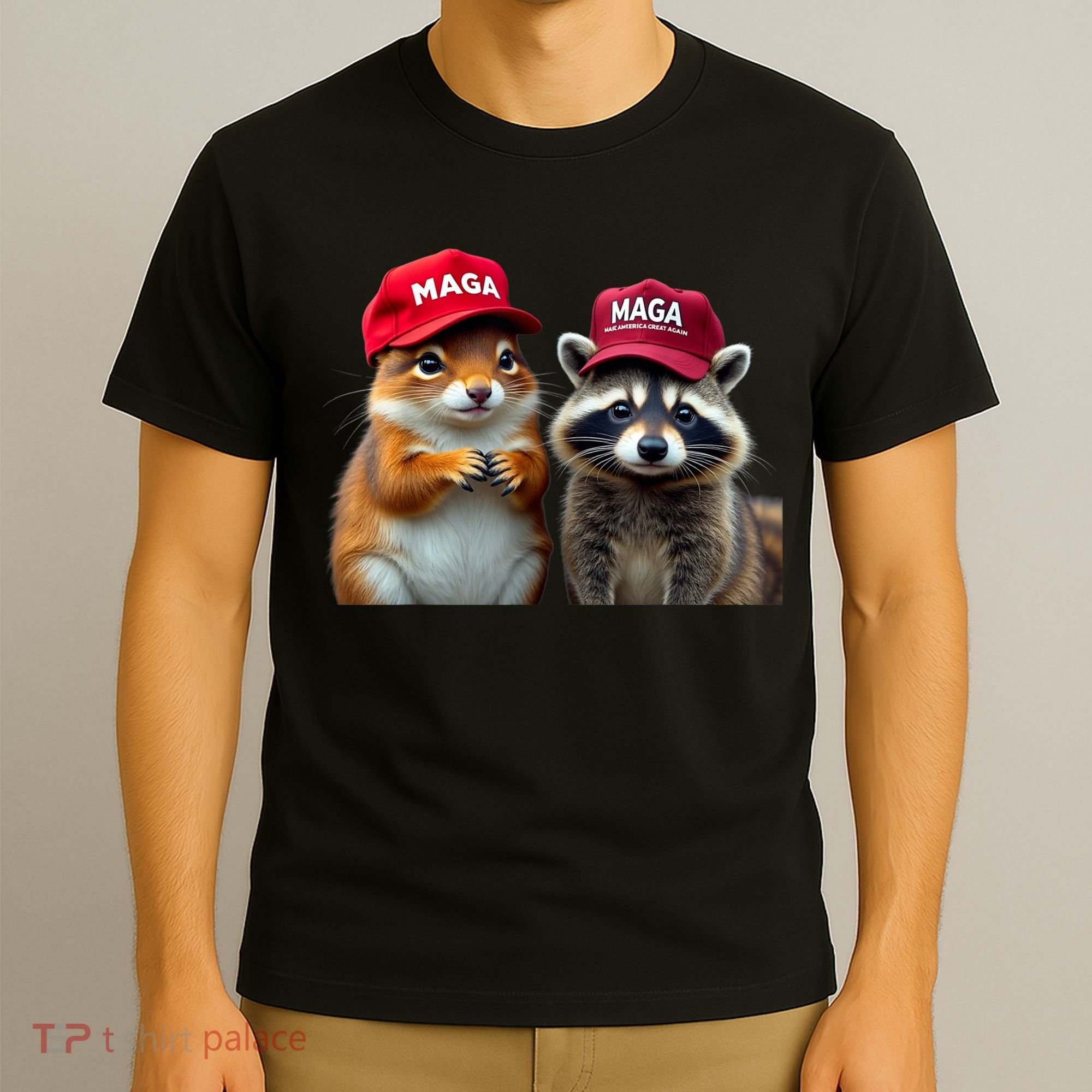 Social Media Star Peanut The Squirrel & Fred The Raccoon T-Shirt