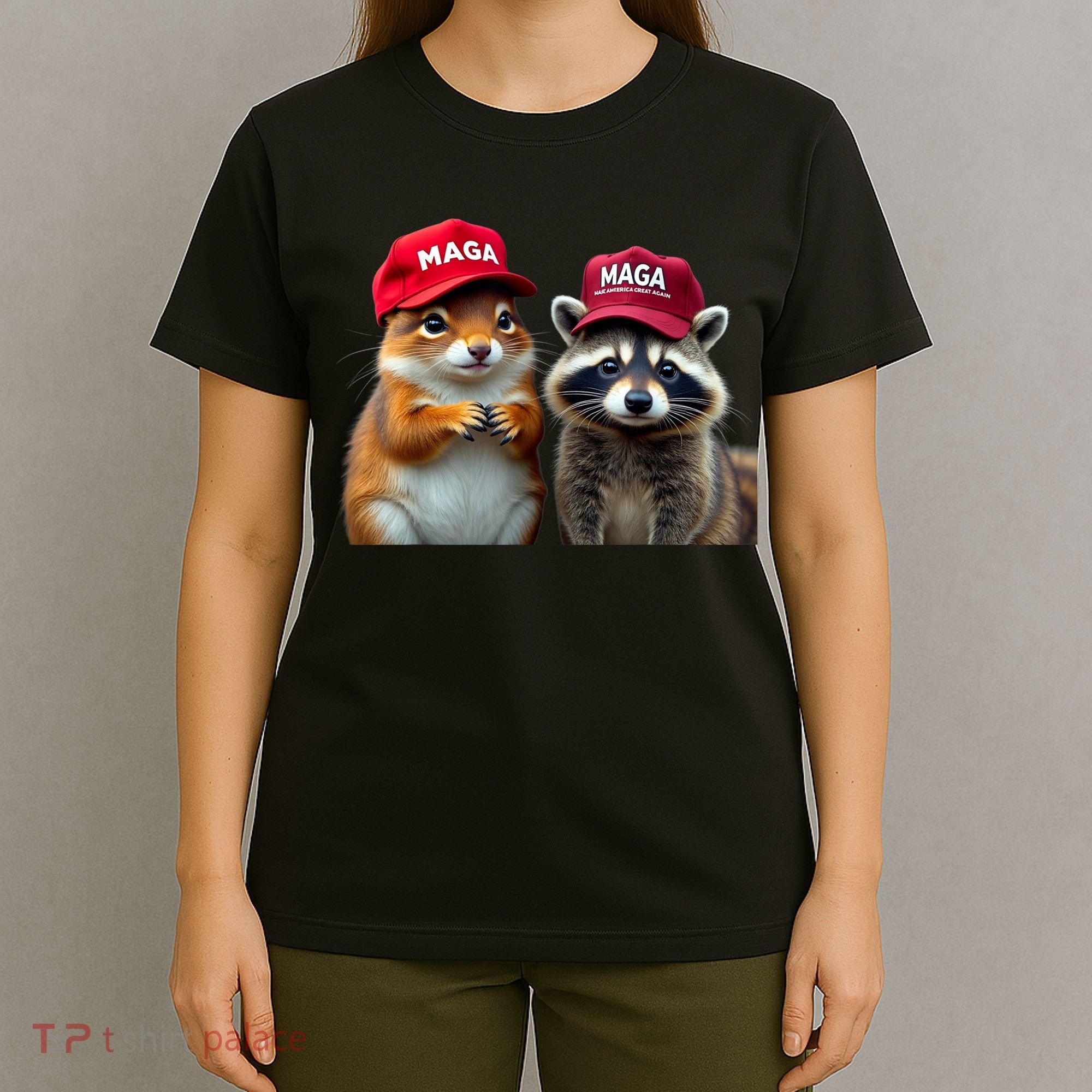 Social Media Star Peanut The Squirrel & Fred The Raccoon T-Shirt