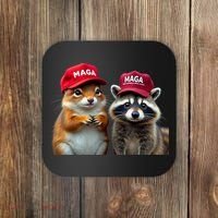 Social Media Star Peanut The Squirrel & Fred The Raccoon Coaster thumb 0