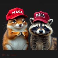 Social Media Star Peanut The Squirrel & Fred The Raccoon Women's Hoodie thumb 2