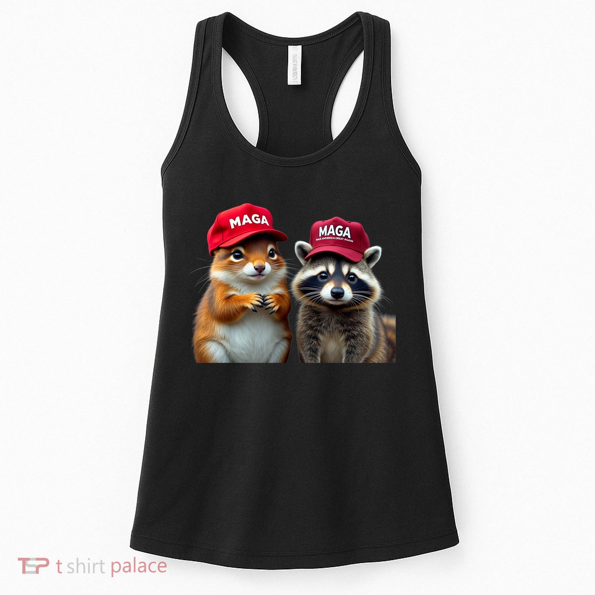 Social Media Star Peanut The Squirrel & Fred The Raccoon Women's Tank Top
