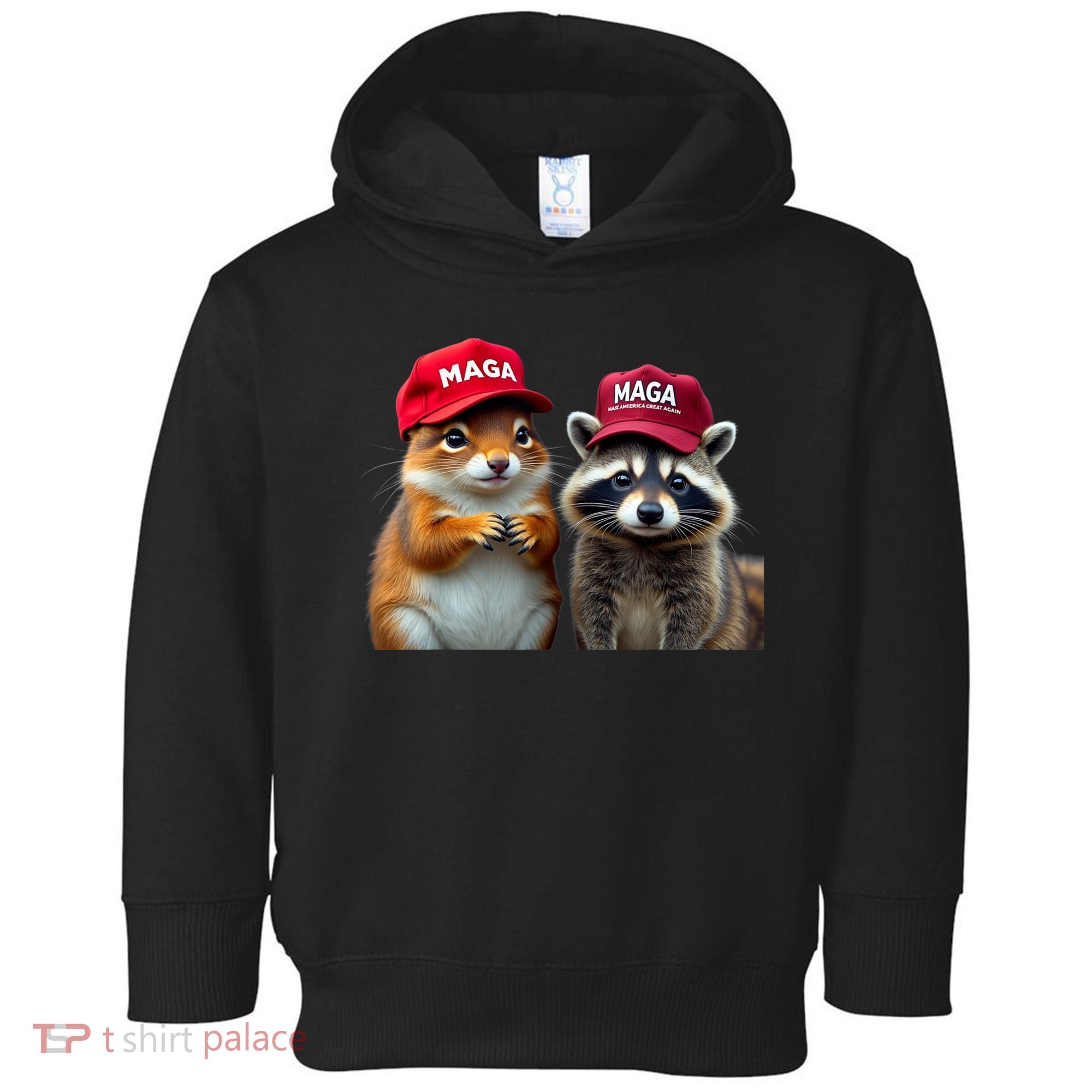 Social Media Star Peanut The Squirrel & Fred The Raccoon Toddler Hoodie
