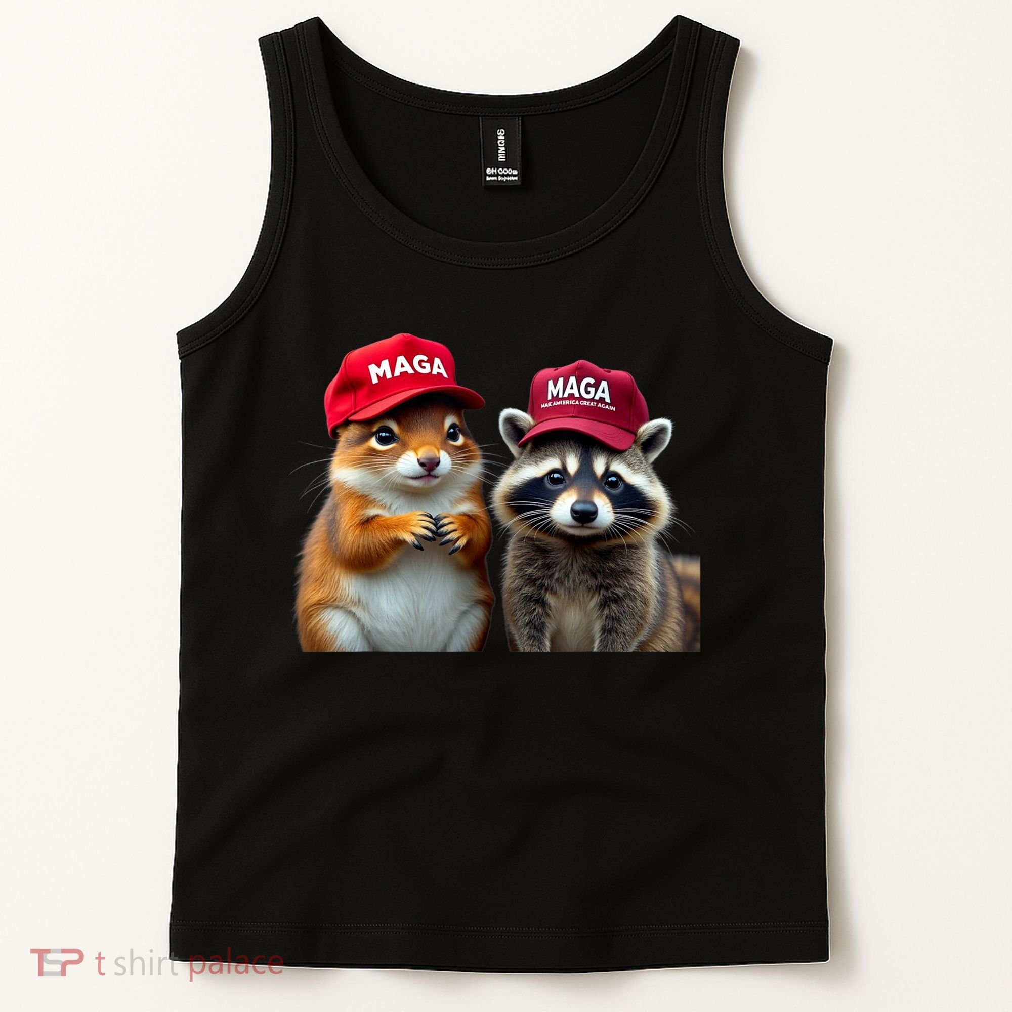Social Media Star Peanut The Squirrel & Fred The Raccoon Tank Top