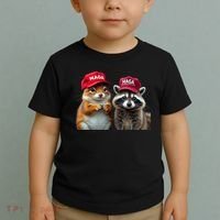Social Media Star Peanut The Squirrel & Fred The Raccoon Toddler T-Shirt thumb 2