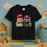 Social Media Star Peanut The Squirrel & Fred The Raccoon Toddler T-Shirt thumb 3