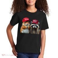 Social Media Star Peanut The Squirrel & Fred The Raccoon Kids T-Shirt thumb 2