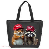 Social Media Star Peanut The Squirrel & Fred The Raccoon Tote Bag thumb 0