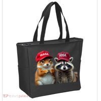 Social Media Star Peanut The Squirrel & Fred The Raccoon Tote Bag thumb 2