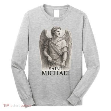 Saint Michael Sketch Long Sleeve Shirt